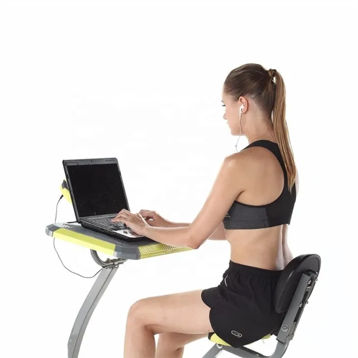 Home Fitness Bike With Desktop